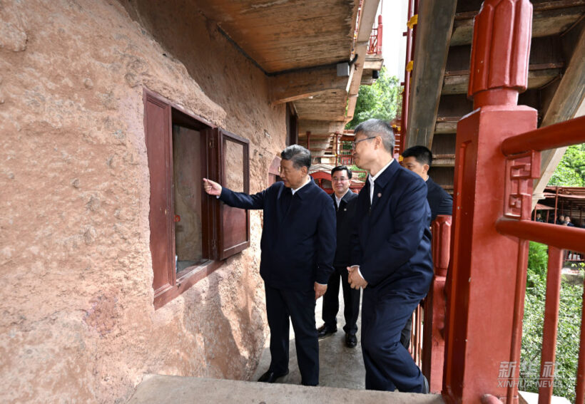 习近平在陕西宝鸡市和甘肃天水市考察调研插图9题字网