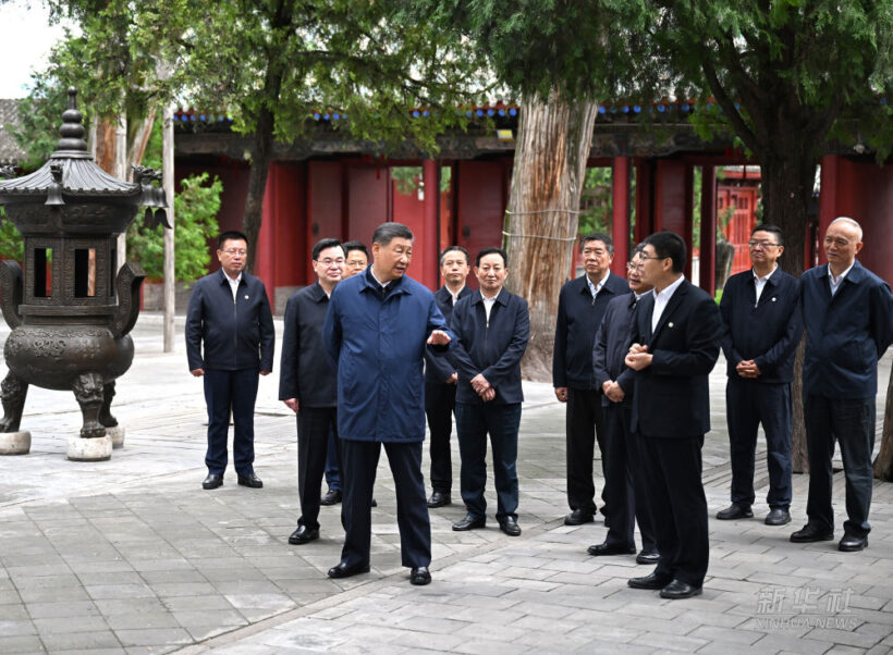 习近平在陕西宝鸡市和甘肃天水市考察调研插图3题字网