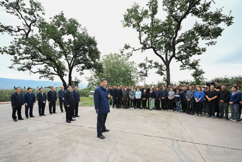 习近平在陕西宝鸡市和甘肃天水市考察调研插图8题字网