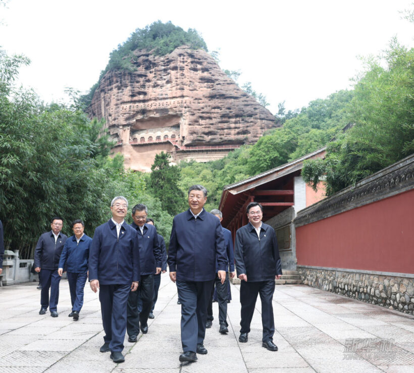 习近平在陕西宝鸡市和甘肃天水市考察调研插图11题字网