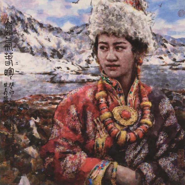 南海岩人物画：撷取现实物象，提炼为胸中意象｜作品定制插图5中国题字网