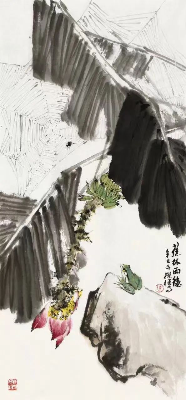 著名画家陈葆棣：躬耕艺圃 花叶融融｜作品定制插图9中国题字网