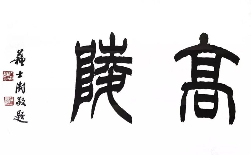 中国书法家协会主席苏士澍先生为高陵题匾插图中国题字网