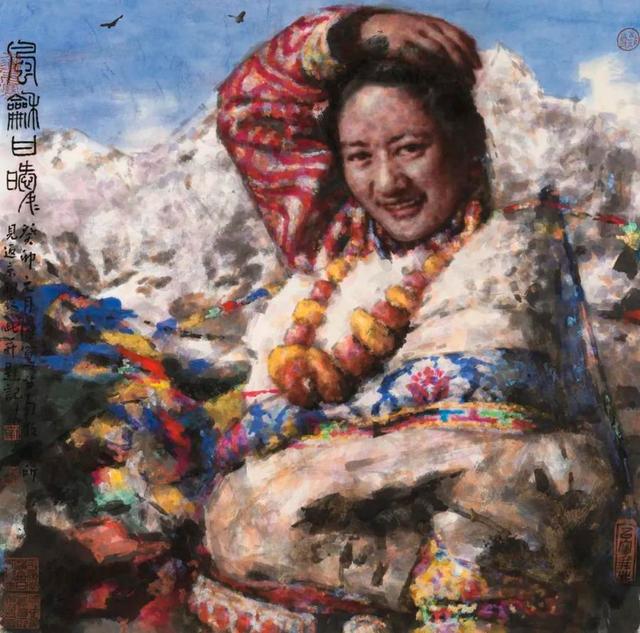 南海岩人物画：撷取现实物象，提炼为胸中意象｜作品定制插图2中国题字网